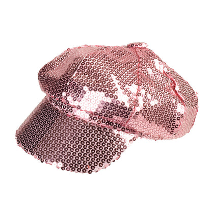 Casquette Paillettes Brillante 6 Couleurs - Déguisement Disco
