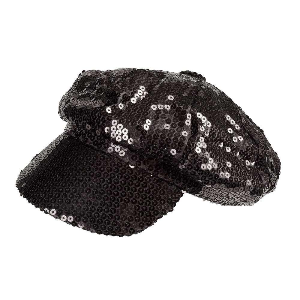 Casquette Paillettes Brillante 6 Couleurs - Déguisement Disco