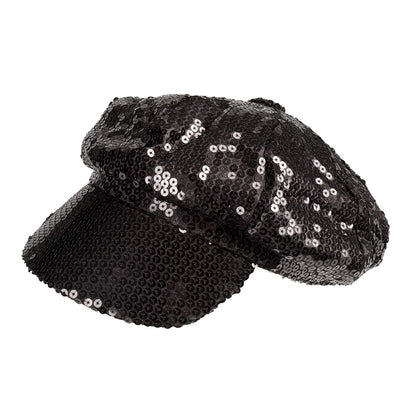 Casquette Paillettes Brillante 6 Couleurs - Déguisement Disco
