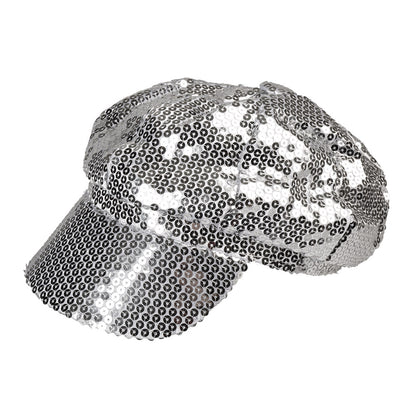 Casquette Paillettes Brillante 6 Couleurs - Déguisement Disco