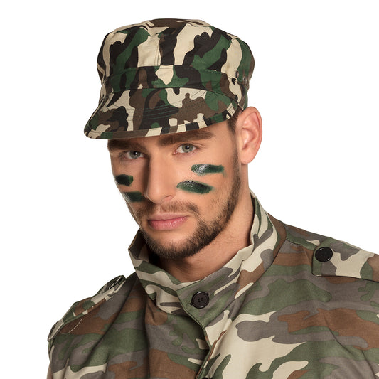 Casquette Militaire Camouflage pour Déguisement Soldat