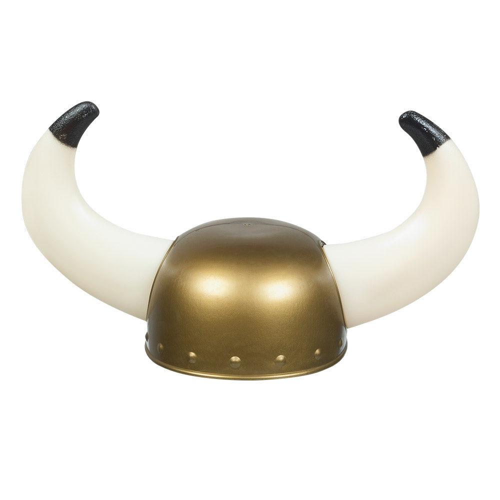 Casque de Viking Cornes Blanches - Accessoire Déguisement Guerrier