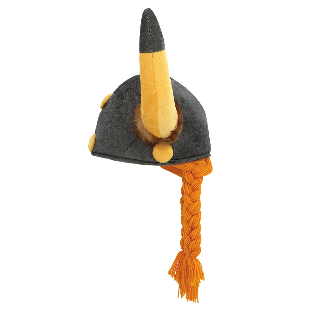 Casque Viking Cornes Or - Déguisement Guerrier Nordique