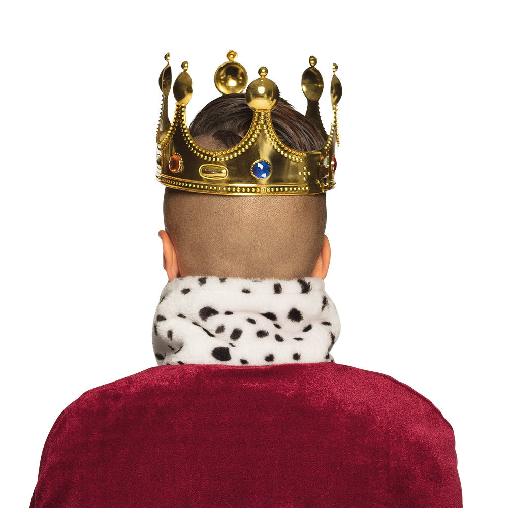 Couronne Royale Dorée Enfant - Diadème Roi Reine