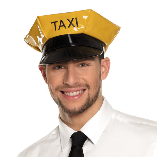 Chapeau Taxi Jaune et Noir - Déguisement Chauffeur de Taxi