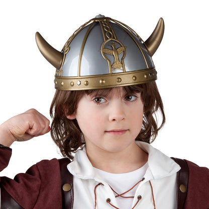 Casque Viking avec Cornes - Déguisement Guerrier Médiéval