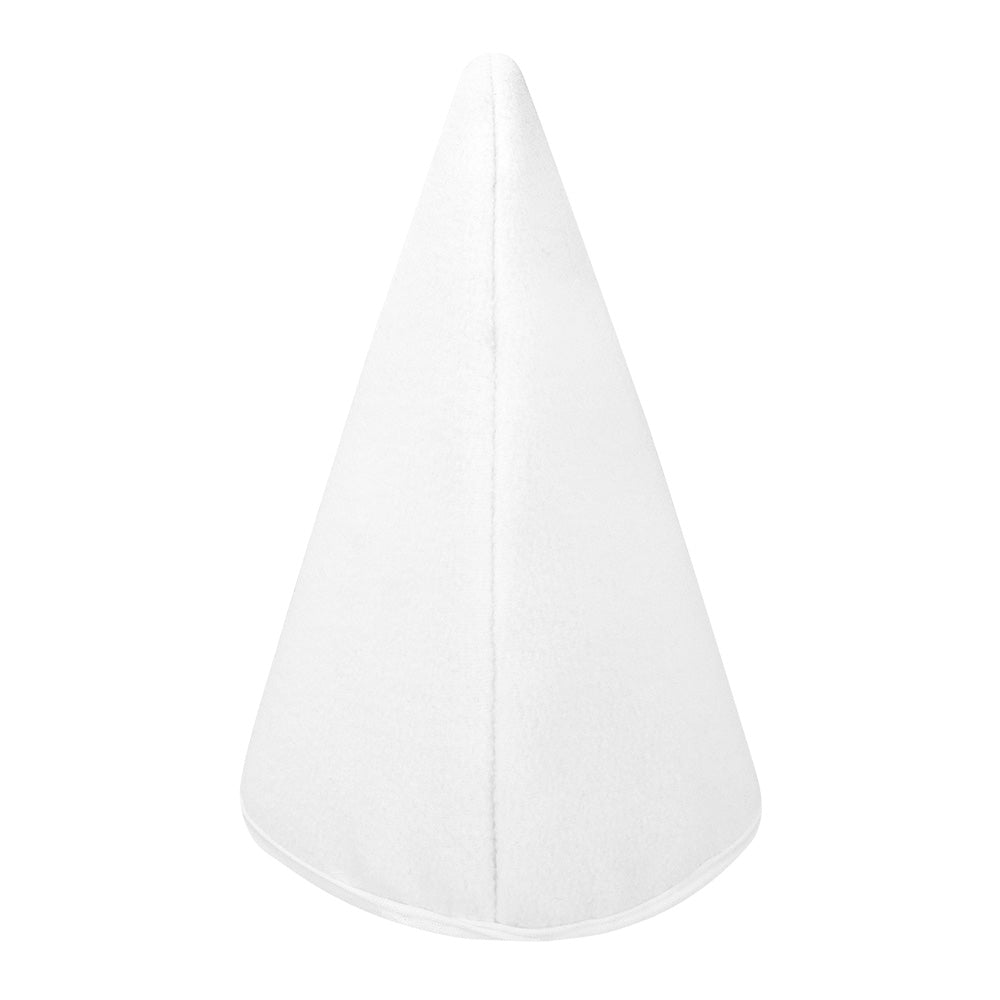 Bonnet Lutin Blanc - Chapeau de Gnome Pointu Enfant et Adulte