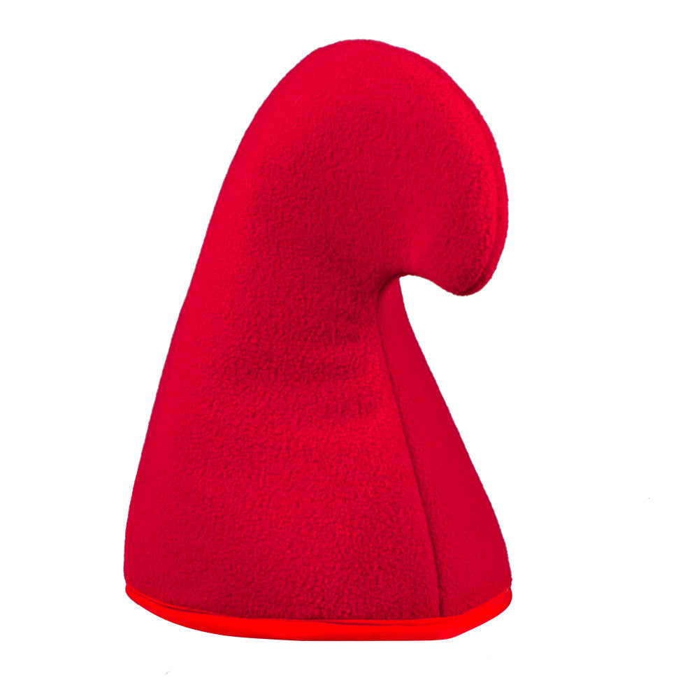 Bonnet de Gnome Rouge avec Fausse Barbe Blanche Déguisement