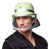 Casque Pompier 112 Haute Visibilité avec Visière Protection