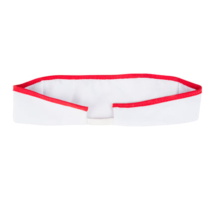 Infirmière Chic - Coiffe Blanche et Rouge Déguisement