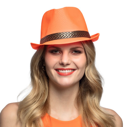 Chapeau Paille Coloré Adulte avec Bande Imprimée