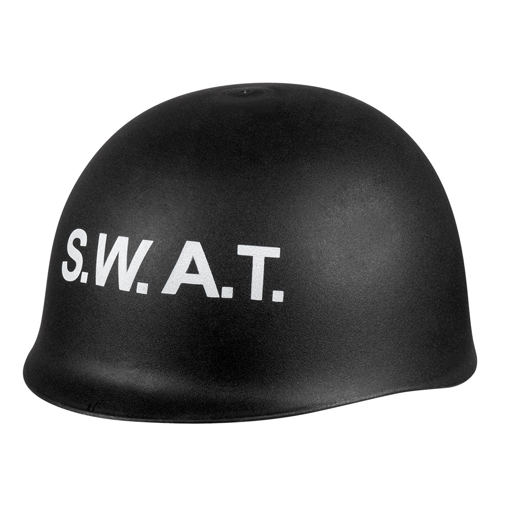 Casque S.W.A.T. Noir - Déguisement Policier Adulte