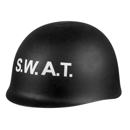 Casque S.W.A.T. Noir - Déguisement Policier Adulte