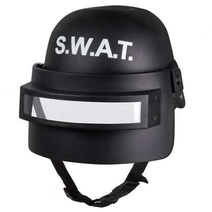Casque S.W.A.T. Noir Enfant - Déguisement Police