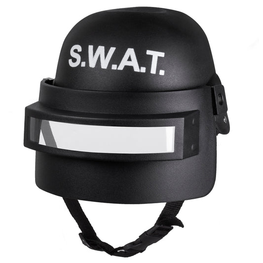 Casque S.W.A.T. Noir Enfant - Déguisement Police