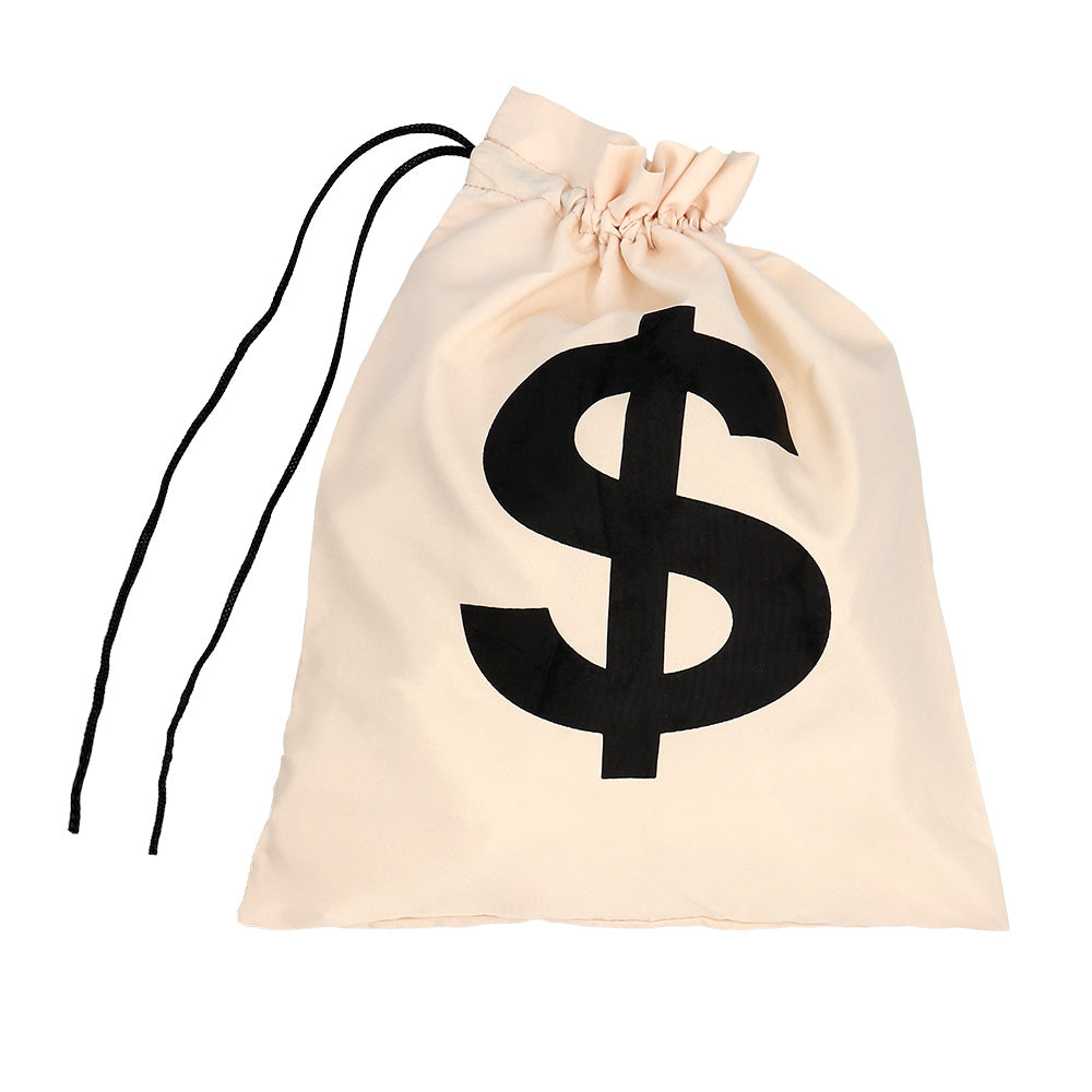 Déguisement Voleur de Banque - Masque et Sac Dollar Inclus