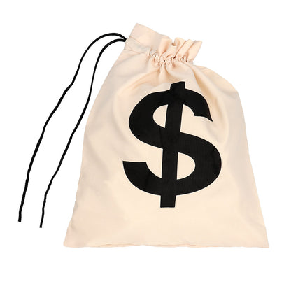 Déguisement Voleur de Banque - Masque et Sac Dollar Inclus