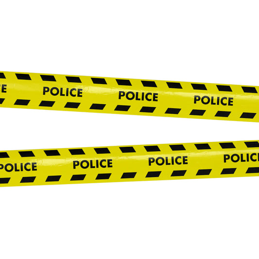 Ruban Adhésif Police Jaune et Noir 15m - Accessoire de Fête