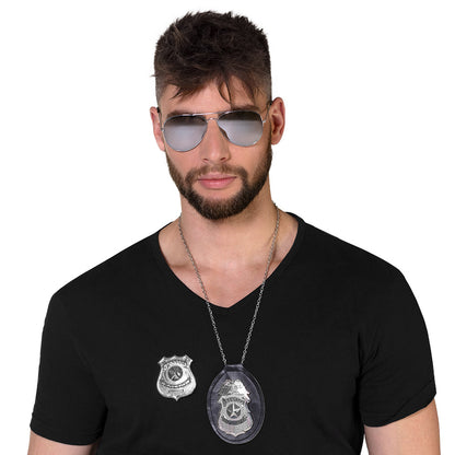 Kit Police Spécial avec Lunettes, Badge et Chaîne