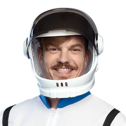 Casque Astronaute Blanc - Déguisement Cosmonaute Adulte