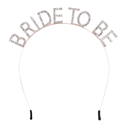 Serre-tête Bride To Be Paillettes - Accessoire Evjf Mariage