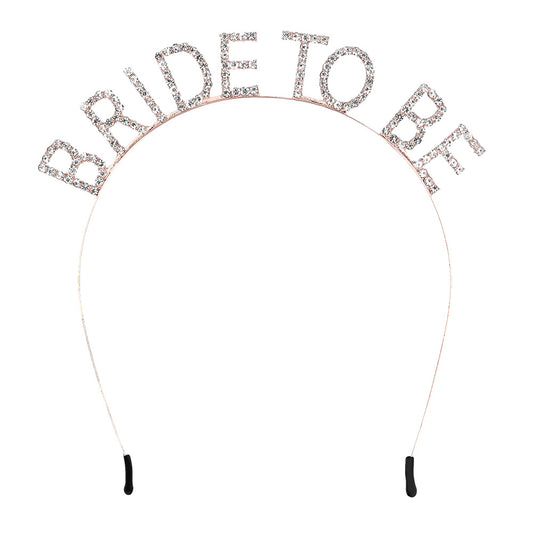 Serre-tête Bride To Be Paillettes - Accessoire Evjf Mariage