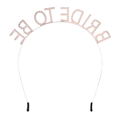 Serre-tête Bride To Be Paillettes - Accessoire Evjf Mariage