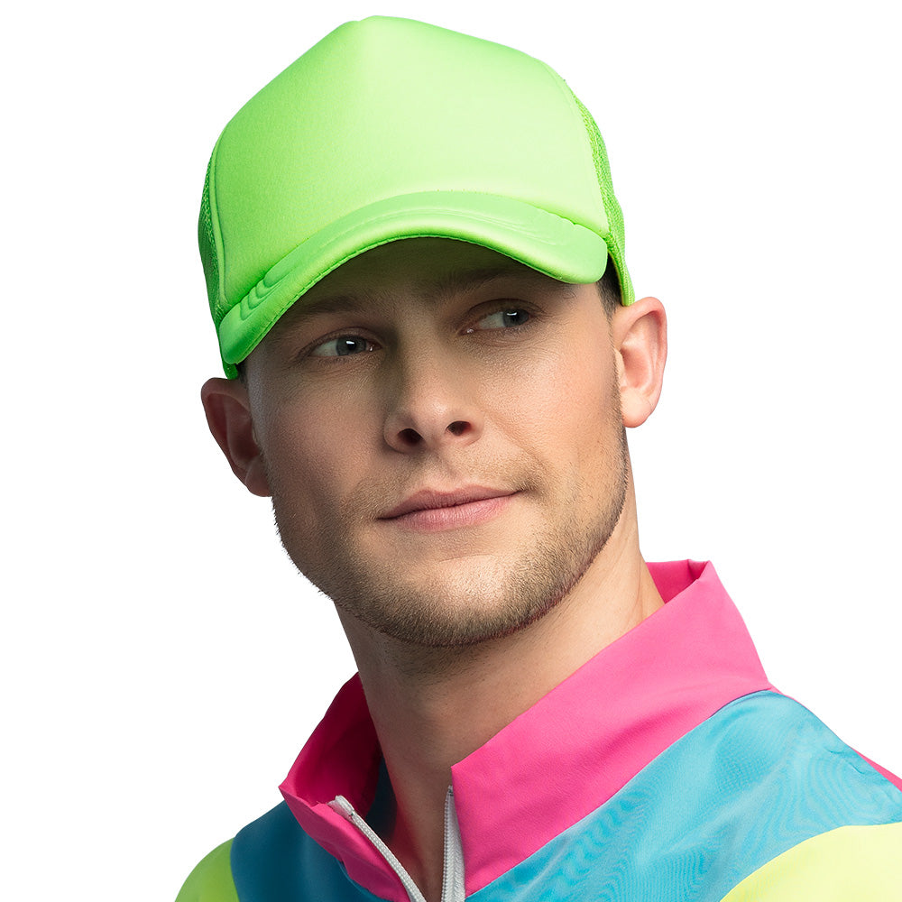 Casquette Trucker Fluo Néon UV Blacklight | Couleurs Vives Fête