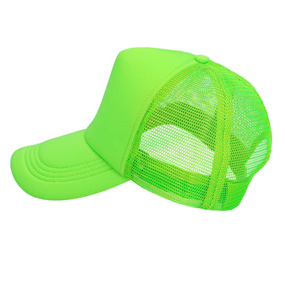 Casquette Trucker Fluo Néon UV Blacklight | Couleurs Vives Fête