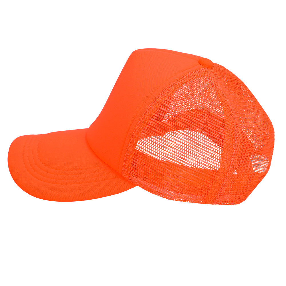 Casquette Trucker Fluo Néon UV Blacklight | Couleurs Vives Fête