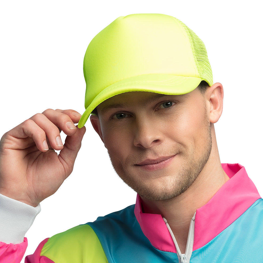 Casquette Trucker Fluo Néon UV Blacklight | Couleurs Vives Fête