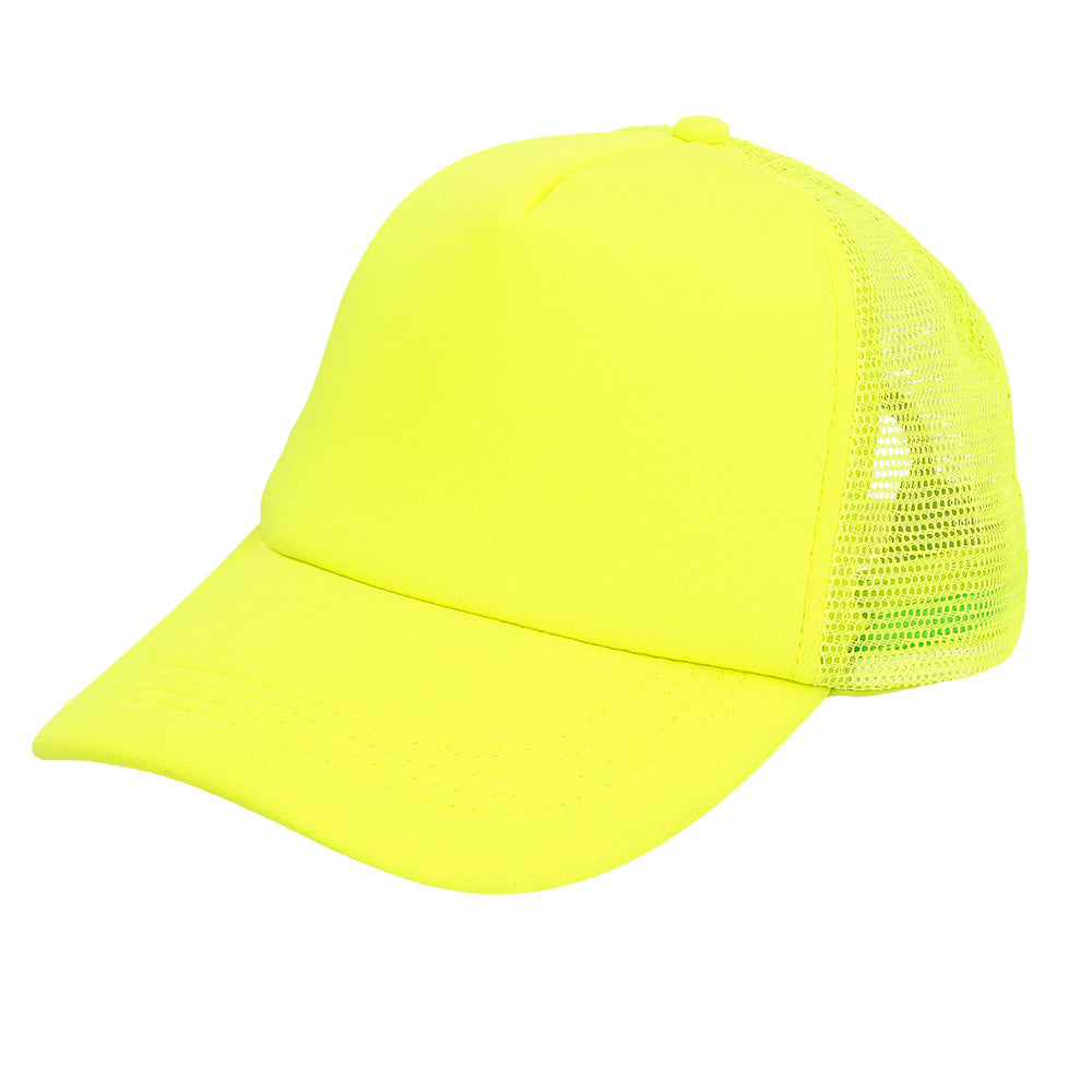 Casquette Trucker Fluo Néon UV Blacklight | Couleurs Vives Fête