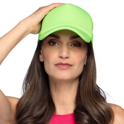 Casquette Filet Fluo UV Néon - Accessoire Rave Party Blacklight