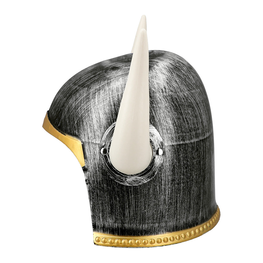 Casque Viking Cornes Blanches - Déguisement Guerrier Nordique