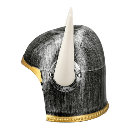 Casque Viking Cornes Blanches - Déguisement Guerrier Nordique