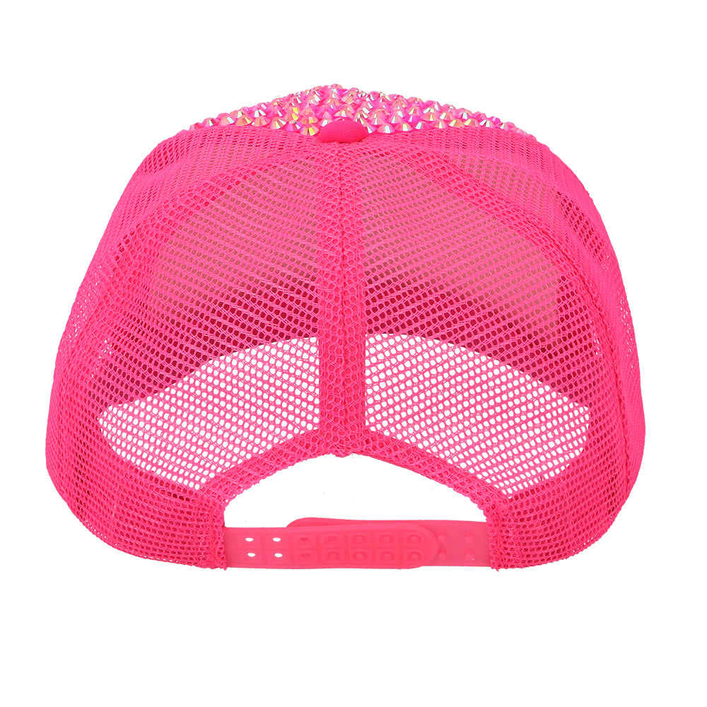 Casquette Sequins Dollars Fluo - Accessoire Disco Party