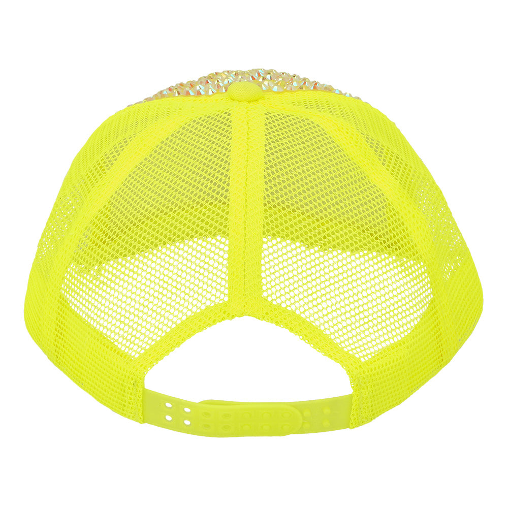 Casquette Sequins Dollars Fluo - Accessoire Disco Party