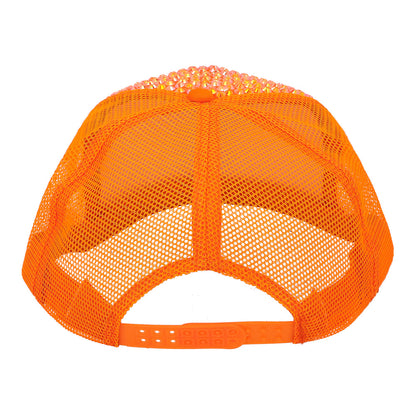 Casquette Sequins Dollars Fluo - Accessoire Disco Party