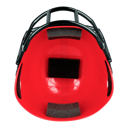 Casque Football Américain Rouge avec Grille - Déguisement Adulte