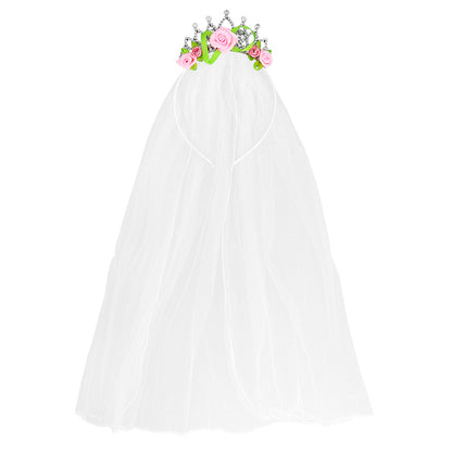 Kit Mariée Evjf avec Voile, Écharpe et Accessoires