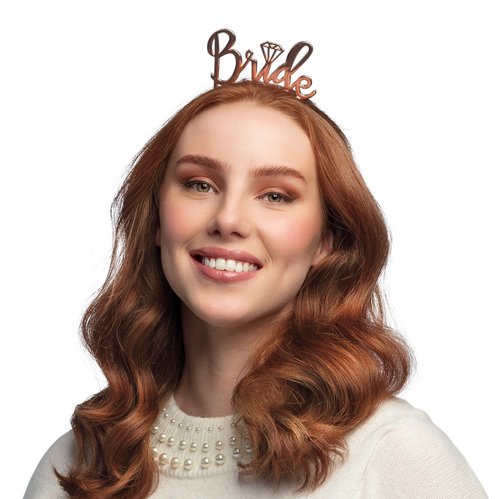 Serre-tête Bride Couleur Or Rose - Accessoire EVJF