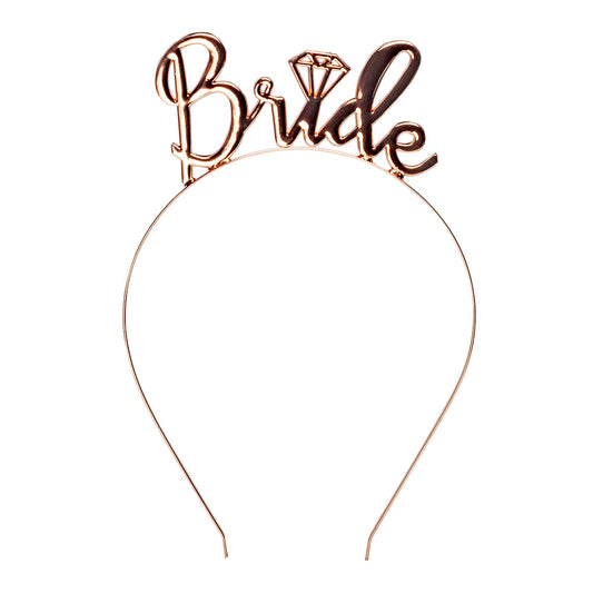 Serre-tête Bride Couleur Or Rose - Accessoire EVJF