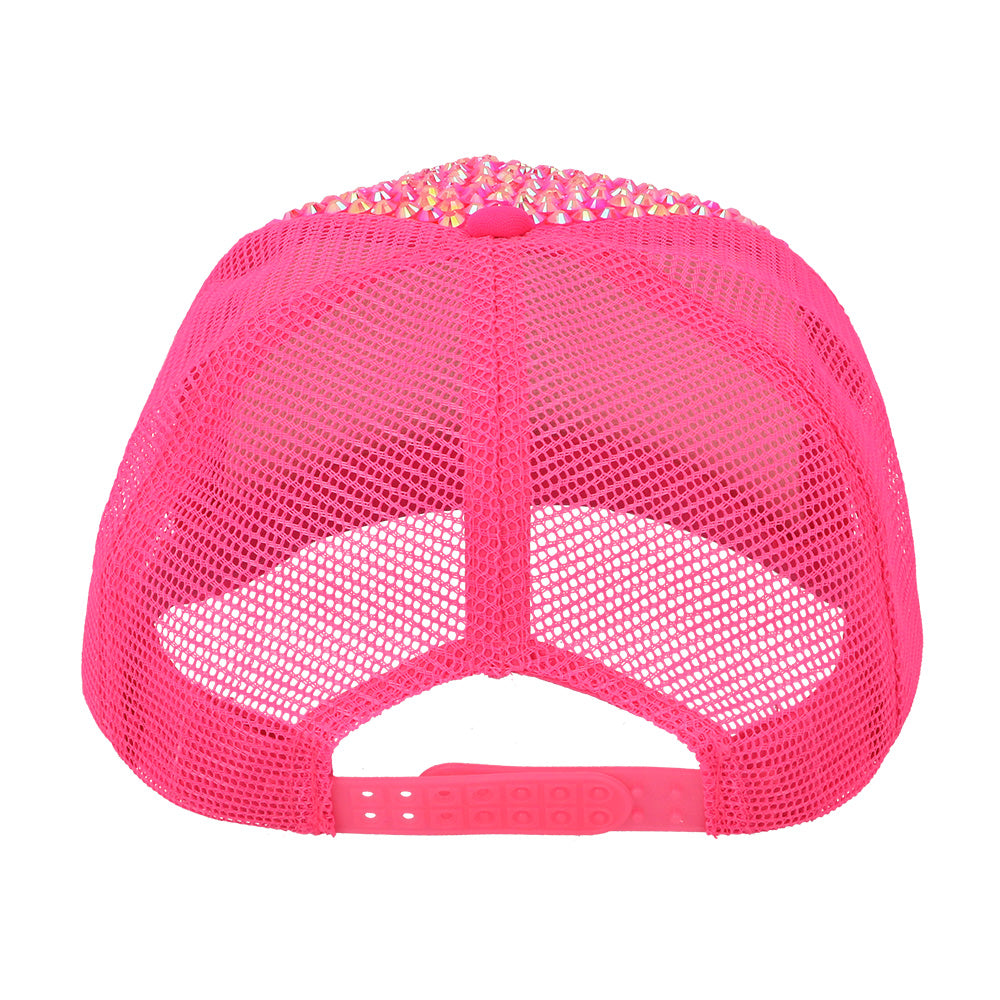 Casquette Paillettes UV Blacklight Fluorescente - 4 Coloris