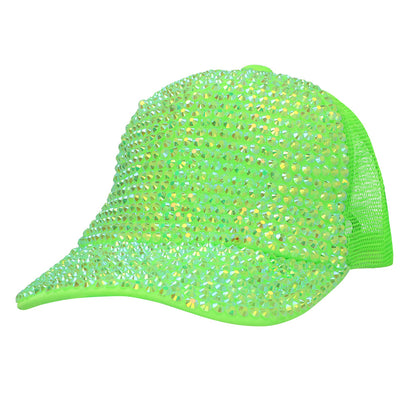 Casquette Paillettes UV Blacklight Fluorescente - 4 Coloris