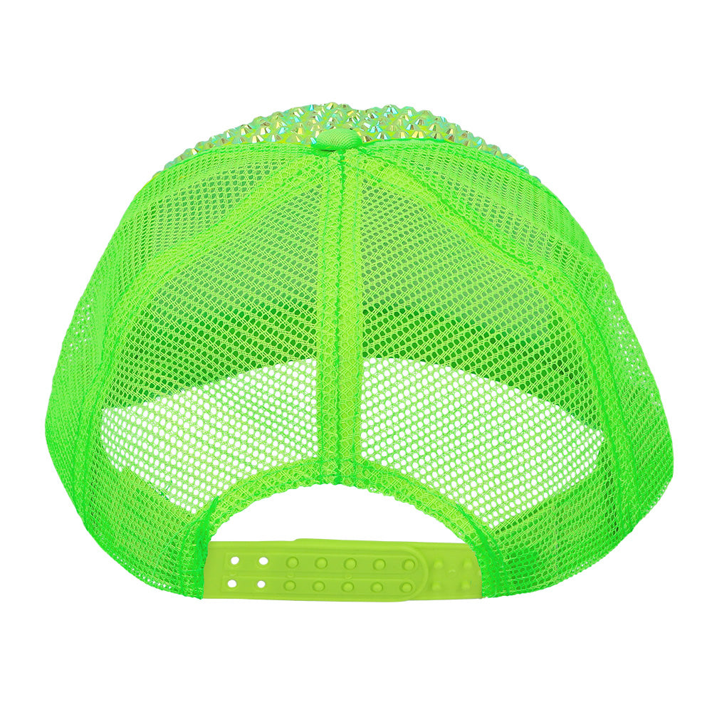 Casquette Paillettes UV Blacklight Fluorescente - 4 Coloris