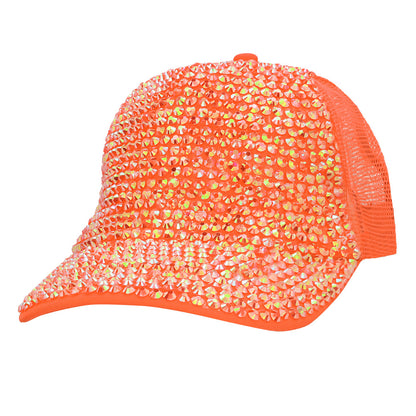 Casquette Paillettes UV Blacklight Fluorescente - 4 Coloris