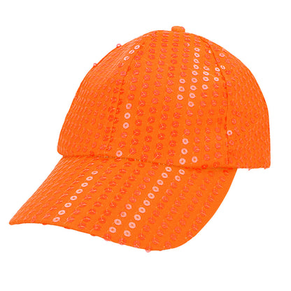 Casquette Sequins UV Blacklight - Fluo Rave Party