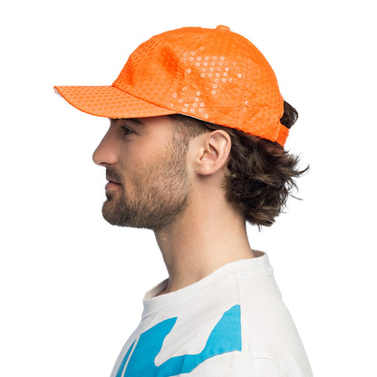 Casquette Sequins UV Blacklight - Fluo Rave Party