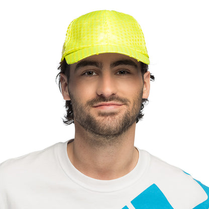 Casquette Sequins UV Blacklight - Fluo Rave Party