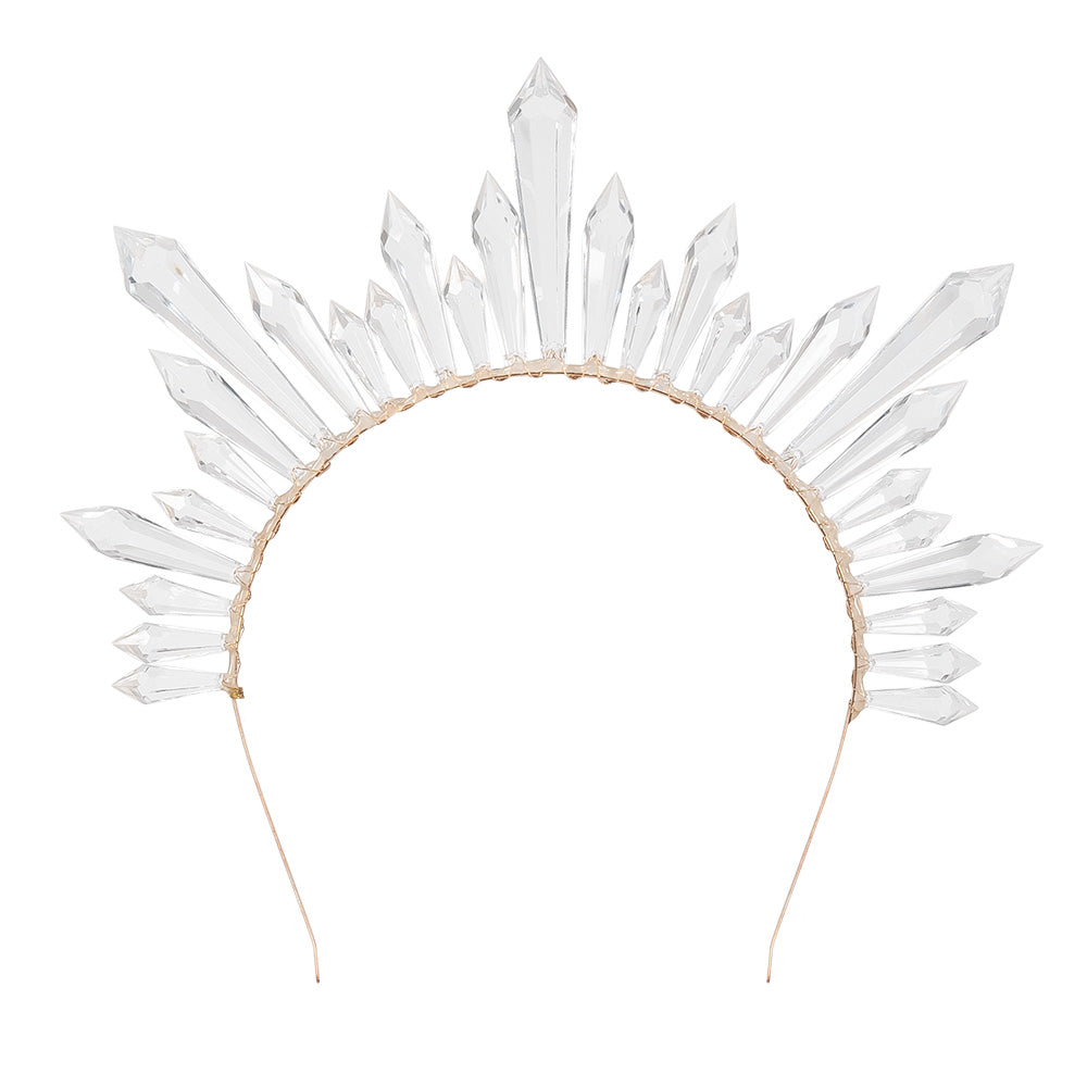 Diadème Cristal Couronne - Accessoire Fête & Déguisement